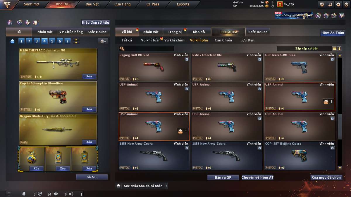 shop acc cf uy tin gia re